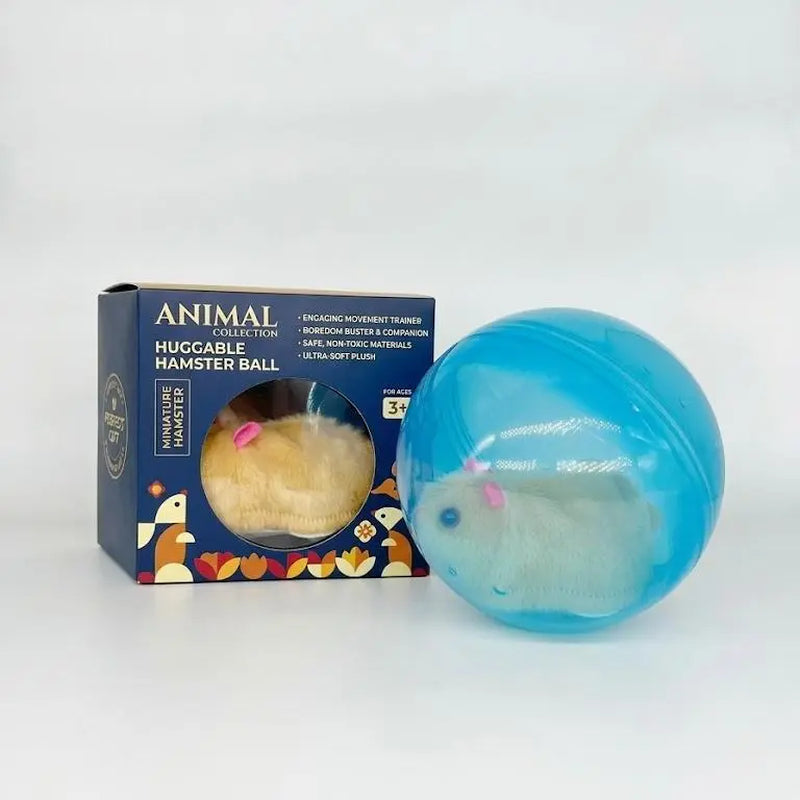 Boredom Buster Smart Cat Toy USB Rechargeable Auto-Rolling Ball with Mouse Hands-Free Play for Indoor Cats