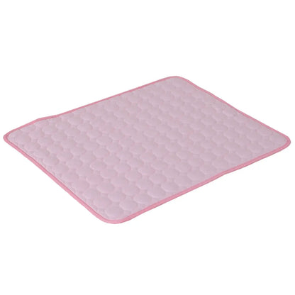 2026 Ice Silk Cooling Dog Bed - Non-Slip, Machine Washable Summer Comfort Mat for Pets of All Sizes