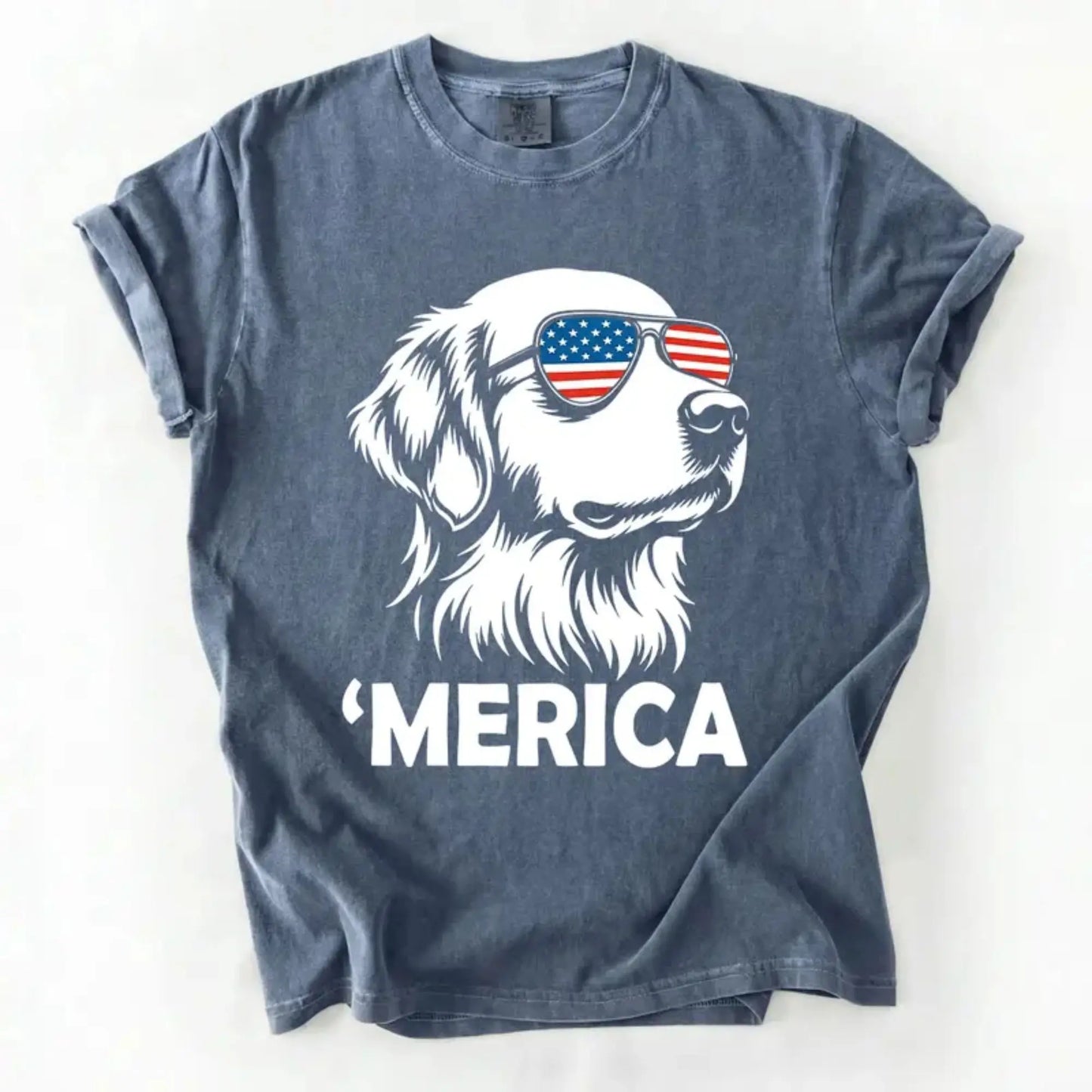 Patriotic Dog Lovers 4th of July Shirt - Funny Golden Retriever, Australian Shepherd, Labrador & Dachshund Tees for Independence Day Celebrations!