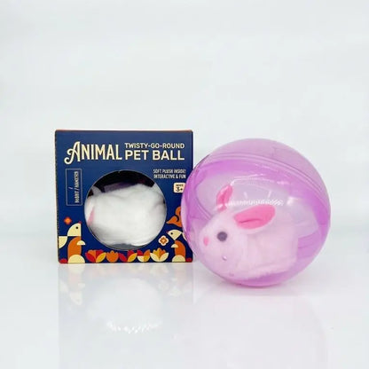 Boredom Buster Smart Cat Toy USB Rechargeable Auto-Rolling Ball with Mouse Hands-Free Play for Indoor Cats