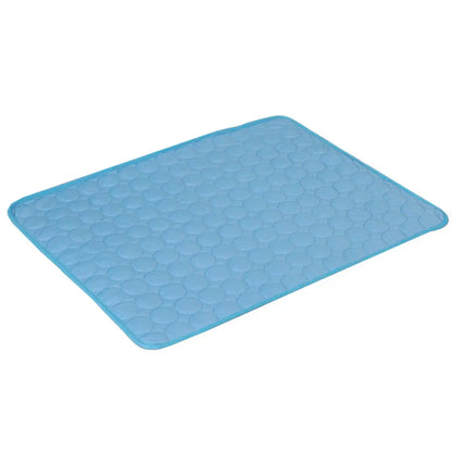 2026 Ice Silk Cooling Dog Bed - Non-Slip, Machine Washable Summer Comfort Mat for Pets of All Sizes